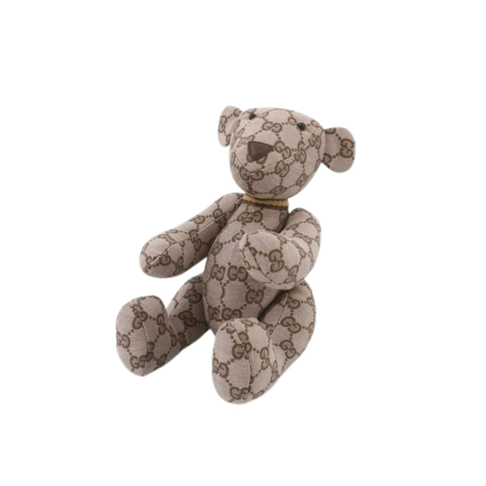 Gucci Monogram Canvas Teddy Bear Toy